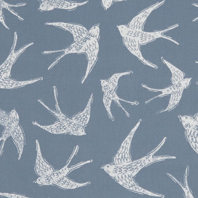 Land and Sea Fly Away Fabric, Navy