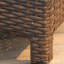 Chaise longue d'extérieur en rotin pour l'extérieur