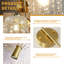 Vintage Wall Light, Glass Crystal Wall Sconce