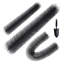 Brosse à gouttière VEVOR, longueur totale de 120 pieds, outils de nettoyage de gouttière de 4,33 pouces de diamètre, garde-brosse de gouttière
