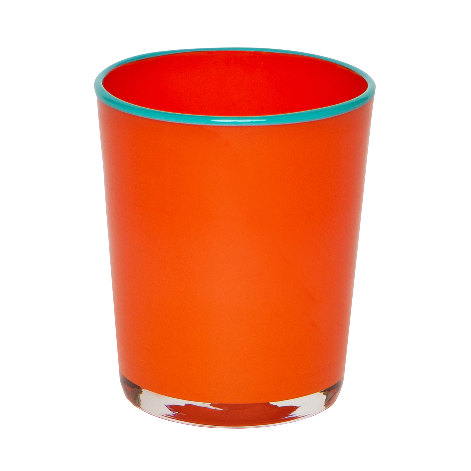 Sarya Glassware, Orange/Blue, 15 oz.