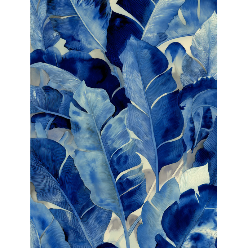 Feathers of Blue, 30" H x 40" W