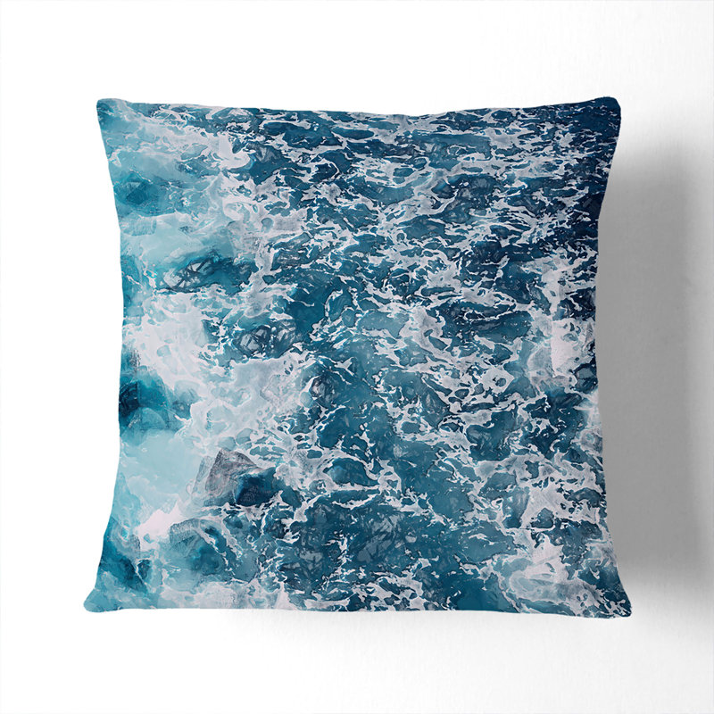 Abstract Square Cushion, 55cm H x 55cm W x 20cm D