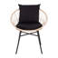Chaise de patio moderne avec coussins Harleysville-1973885483