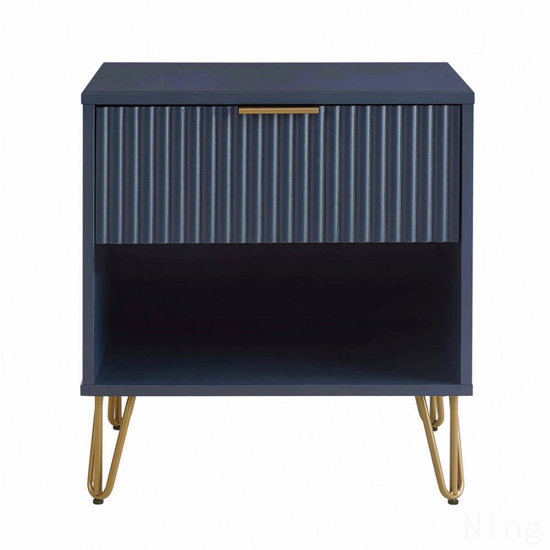Table de chevet, Bleu très foncé