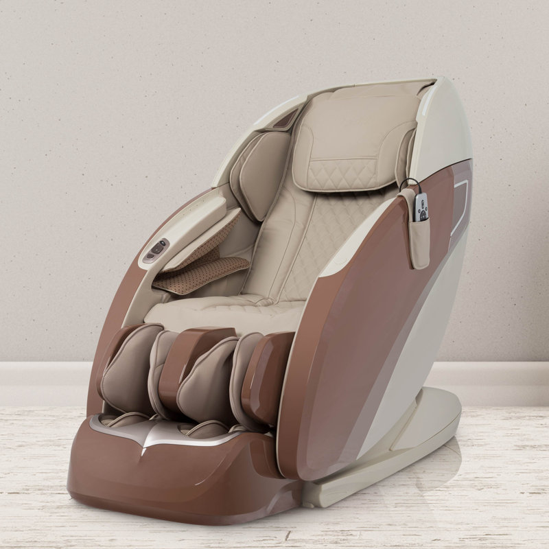 Fauteuil de massage OS-3D Otamique LE, Similicuir taupe