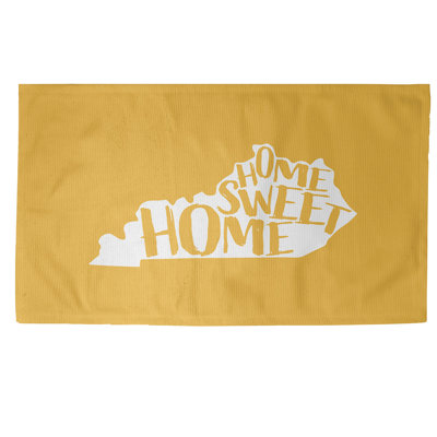 Tapis de maison jaune kentucky home