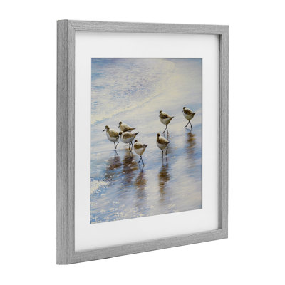 Sand Dancers on Shore, reproduction encadrée sous verre, conception de Bruce Nawrocke