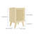 Modern Bamboo Bedside Table For Bedrooms, Dormitories-575697485