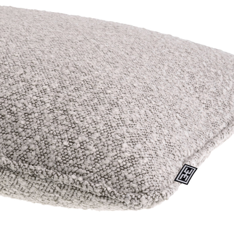 Square Pillow Cover & Insert, 19.69"H x 19.69"W, Boucle Rose