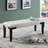 Solid Wood Upholstered Tufted Bench-462703100