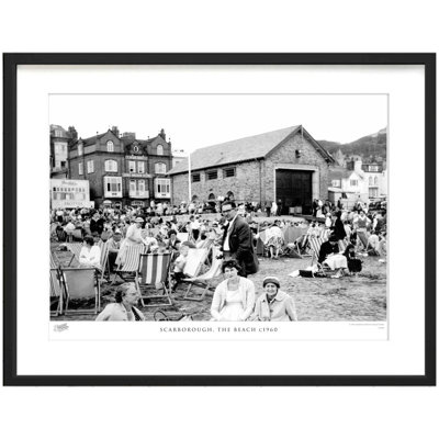 Scarborough, The Beach C1960 by Francis Frith - Single Picture Frame Print