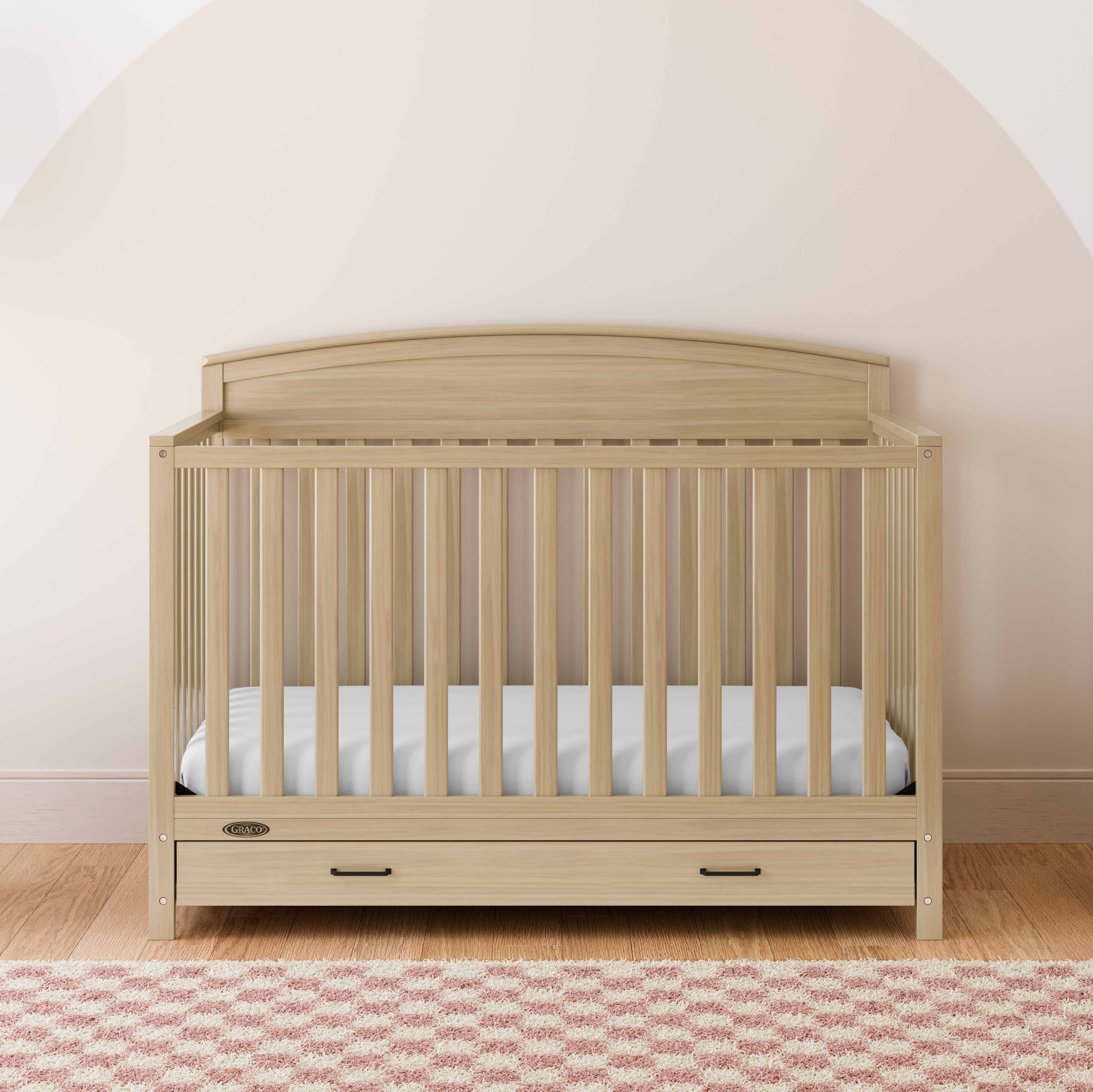 Brown Graco Crib Conversion In Graco Solano Crib Conversion Kit Graco Solano  4-in-1 Crib