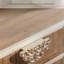 Buffet rétro en bois massif sculpté