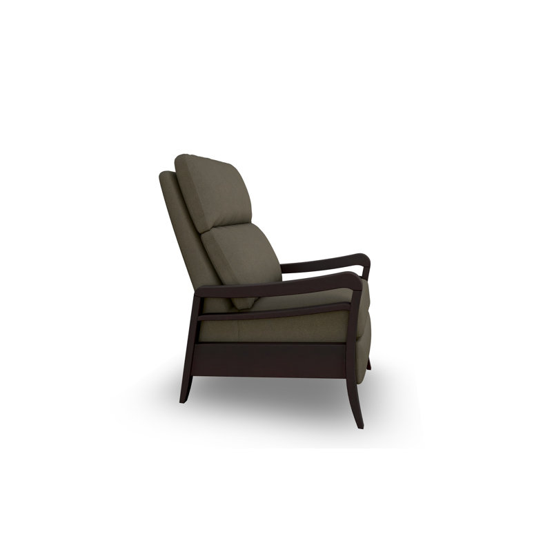 Fauteuil inclinable moderne, Cendré, Espresso