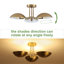 Plafonnier semi-encastré 3 lumières Spoutnik-1435685237