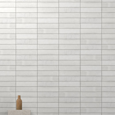 Terra Cloud 2.5 in. x 10 in. Matte Porcelain Terracotta Look Subway Floor and Wall Tile (5.17 Sq. Ft. / Case)