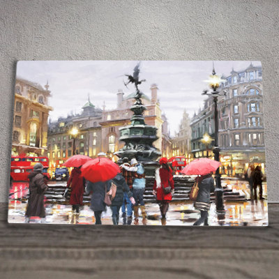 MACNEIL STUDIOS Traditional Cities & Countries Wall Decor on Ceramic