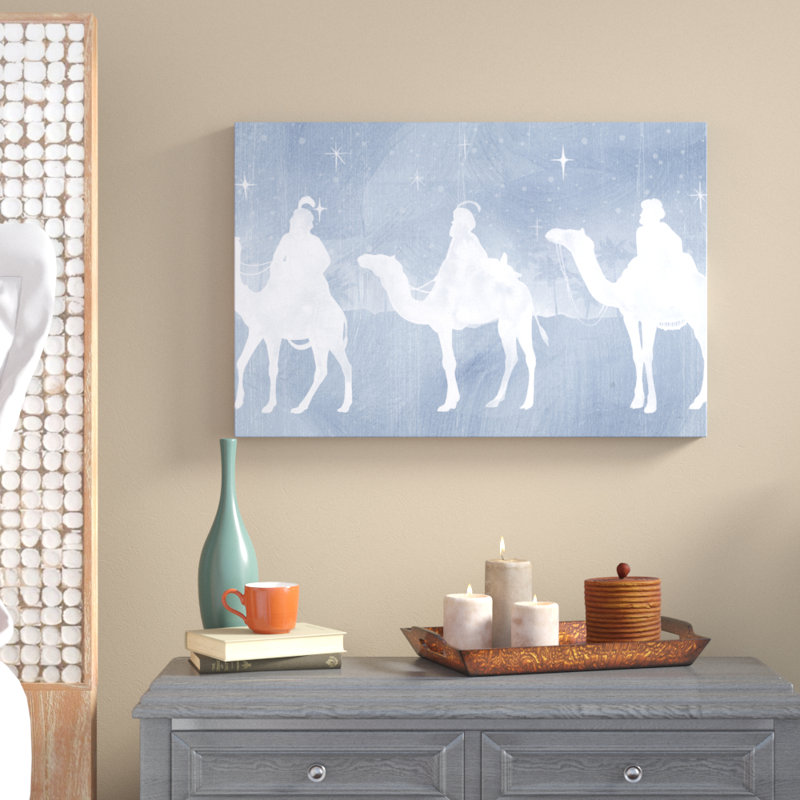 Star of Bethlehem Collection D by Grace Popp - Graphic Art Print, Wrapped Canvas, 51cm H x 76cm W