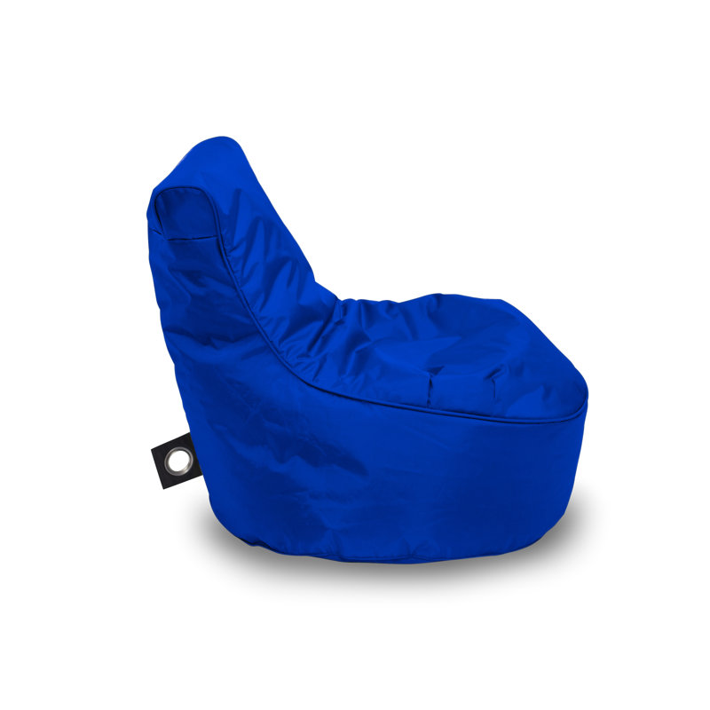 Polyester Outdoor Friendly Refillable Classic Bean Bag, Navy