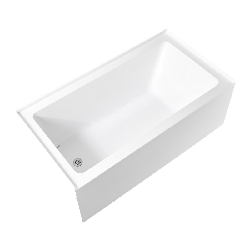 60'' x 30'' Soaking Acrylic Bathtub, Left