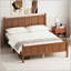 Twin Size Flat Panel Bed with Shaker and Farmhouse Style Design-866313262-866313234