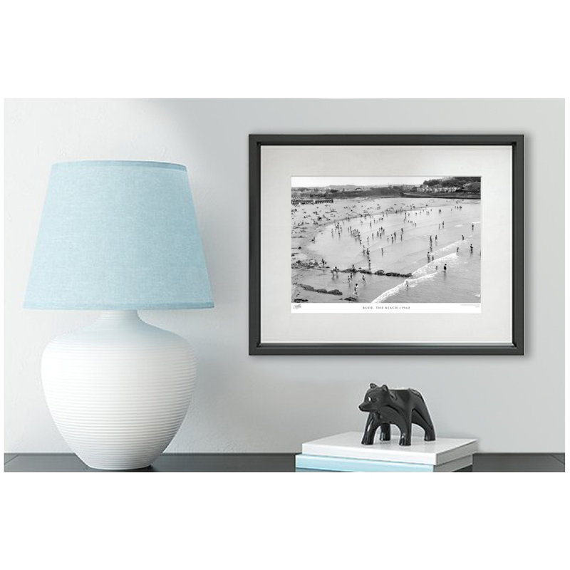 Bude, The Beach C1960 - Single Picture Frame Print, 45cm H x 60cm W x 2.3cm D