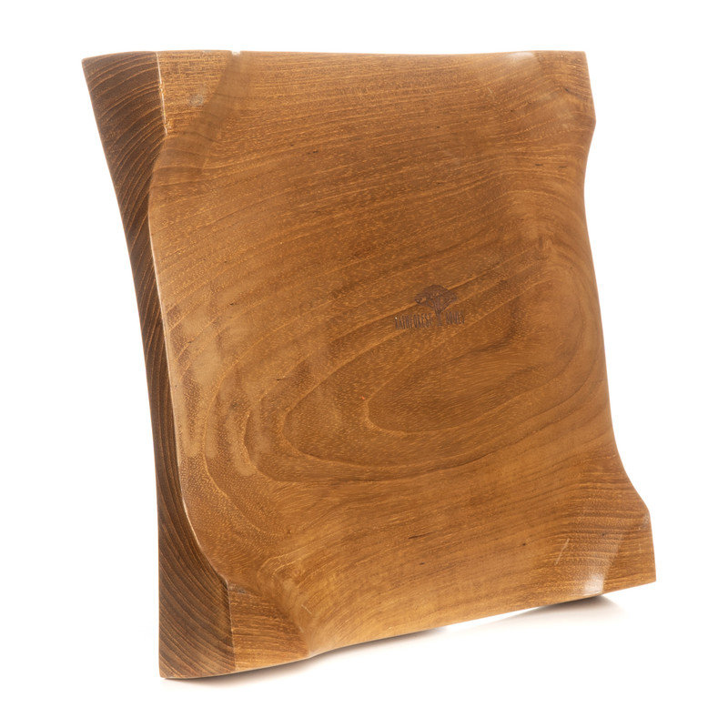Ensemble de 2 assiettes empilables carrées Chuzara