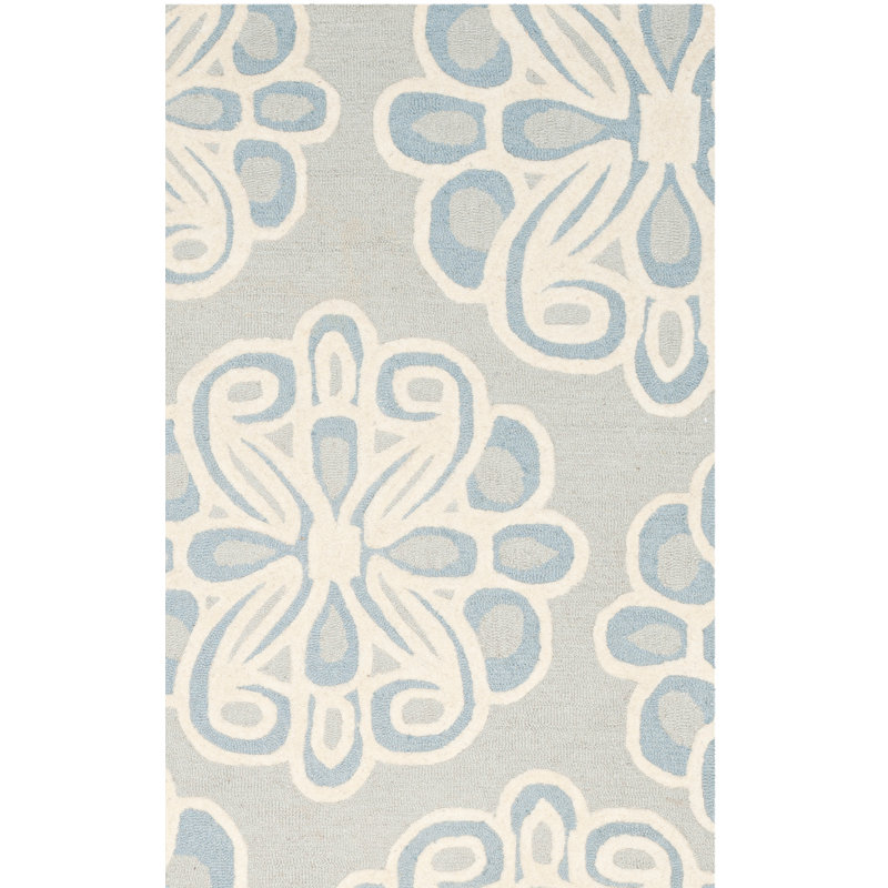 Cannen Tufted Wool Geometric Rug, Runner 2'6" x 8'