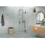 Halo 36 in. x 45 in. x 78 in. 90-degree Fully Frameless Glass Hinged Shower Enclosure-1832156631