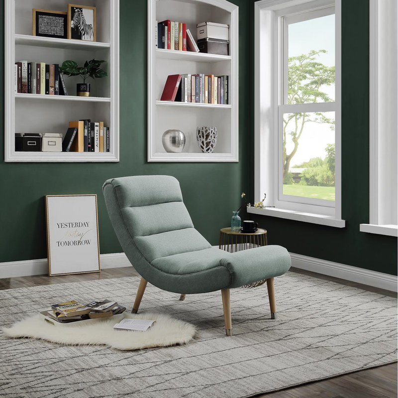 Kayla Upholstered Accent Chair, Grey