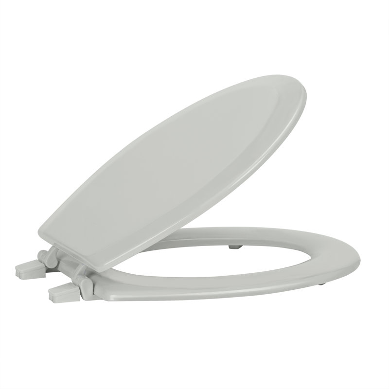 Fantasia Round Toilet Seat and Lid, Silver