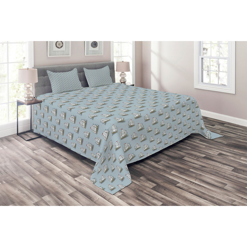 Coastal Polyester Coverlet