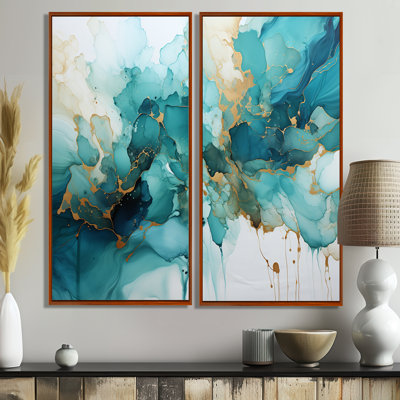 Claranell - Art mural moderne 2 pièces