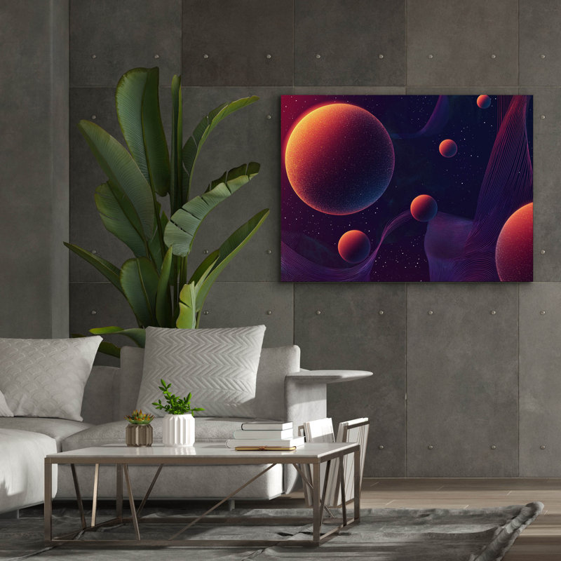  «My Universe» par Ann Klee, art mural sur toile, 54 po x 40 po, H 40 po x l 54 po