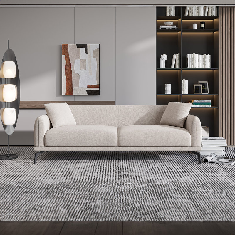 Breasya Upholstered 90.5'' Sofa