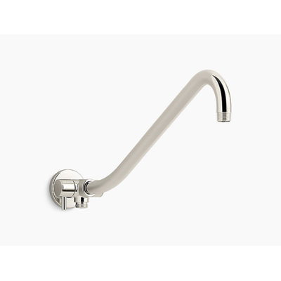 Gooseneck Rainhead Arm with 2-Way Diverter