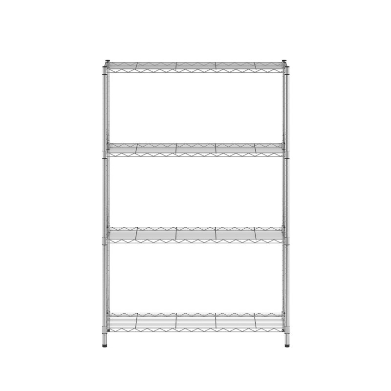 Canika Stainless Steel Storage Rack, Stainless Steel, 137.16cm H x 91.44cm W x 35.56cm D