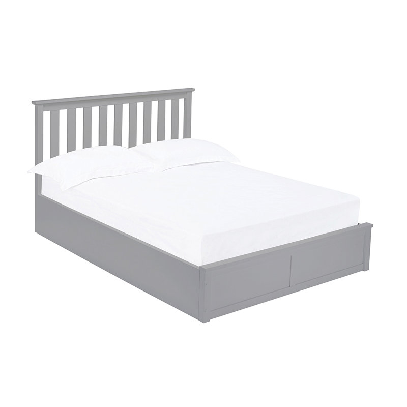 Oxford Ottoman Storage Bed, Grey, Kingsize (5')
