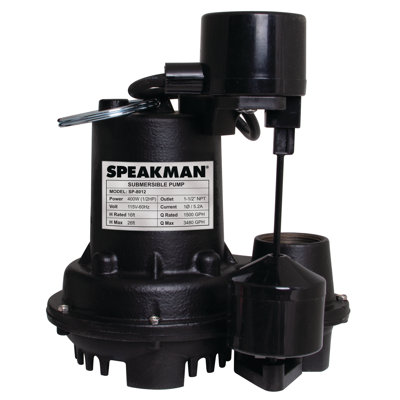 Speakman SP-8012 1/2 HP Sump Pump
