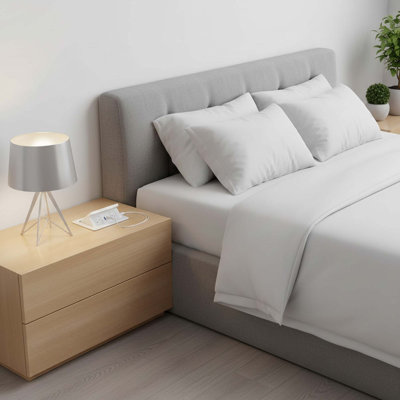 Pop up outlet 15W wireless charger USB-C PD 20W 2 AC outlets recessed power strip ETL listed for conference room kitchen countertop desk