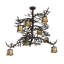 Lustre géométrique unique à 8 lumières Doekes
