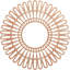 Médaillon de plafond ajouré en bois d'aulne 40 po x 14 pi 7/8 po x T 3/8 po-63411771-63411764