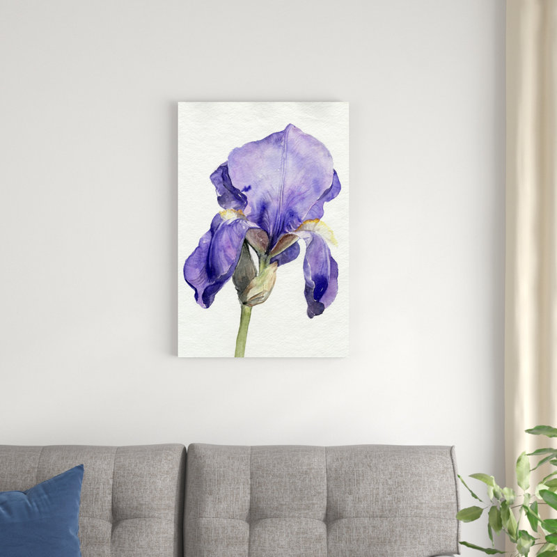 Iris en fleurs I, H 30 po x l 20 po