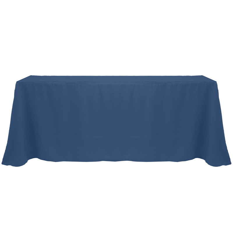 Solid Color Tablecloth, 156" x 90", Wedgewood Blue, 1