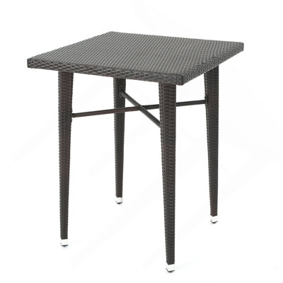 32" Square Wicker Bar Table