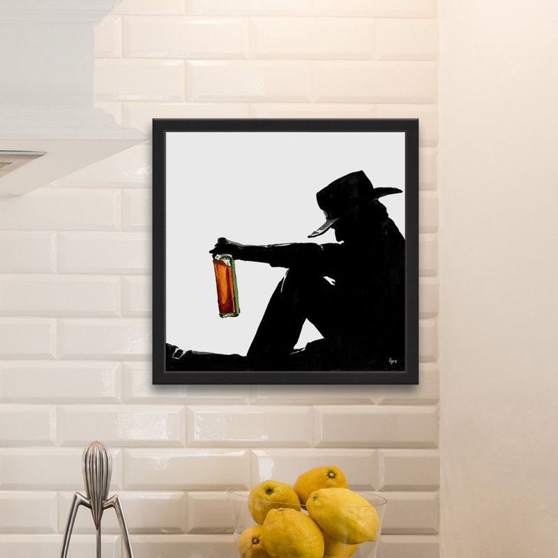 Butch Cassidy par Eyre Tarney - reproduction de cadre photo, H 12 po x l 12 po x P 1,5 po