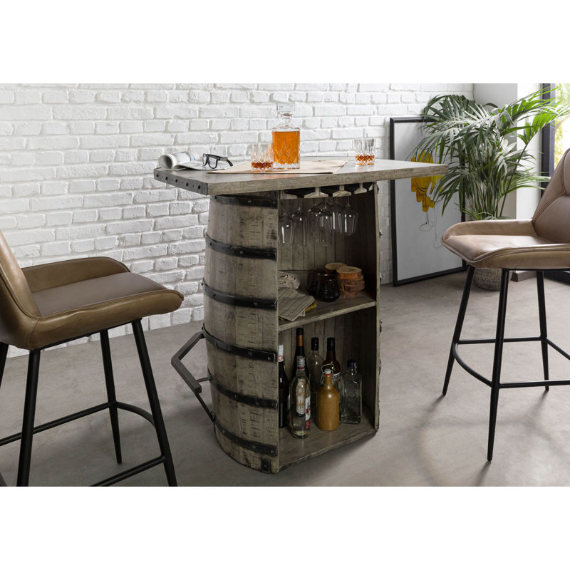 HEAVY INDUSTRY Solid Wood Dining Table, in Grey