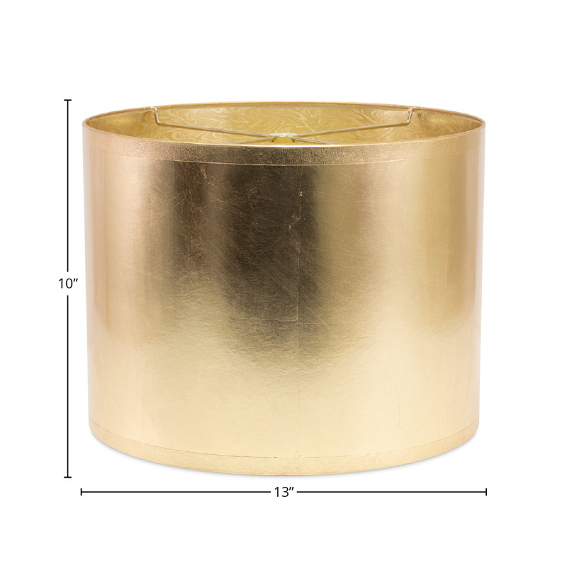 Drum Lamp Shade, 10" H x 13" W x 13" D