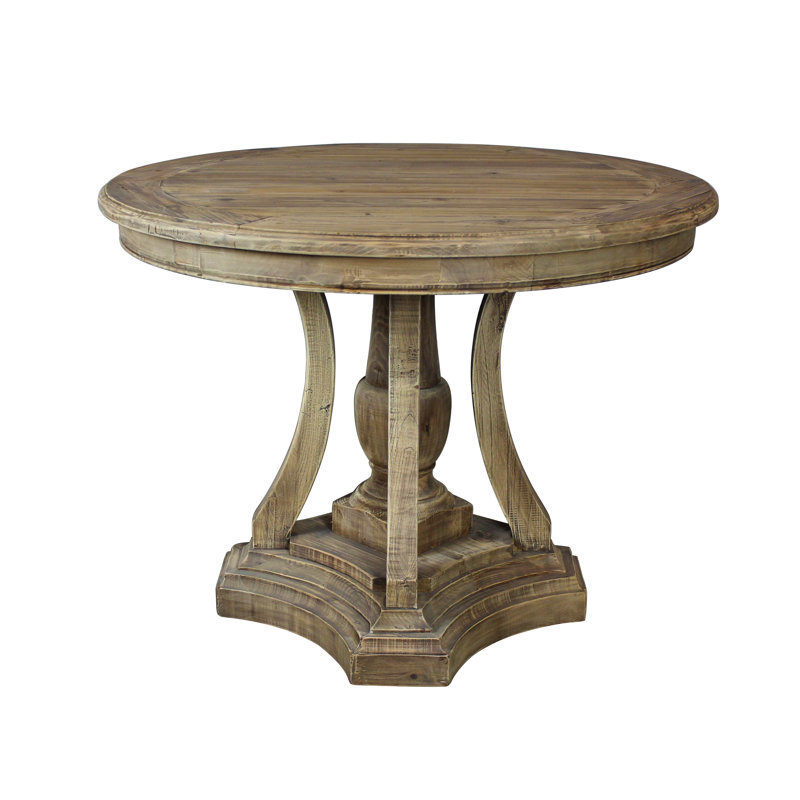 Crombie Pine Round Solid Wood Dining Table